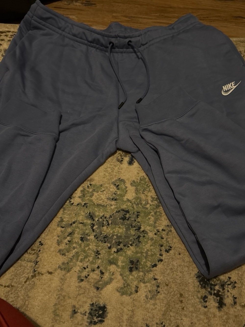 Nike Blue Jogger Sweatpants with Drawstring